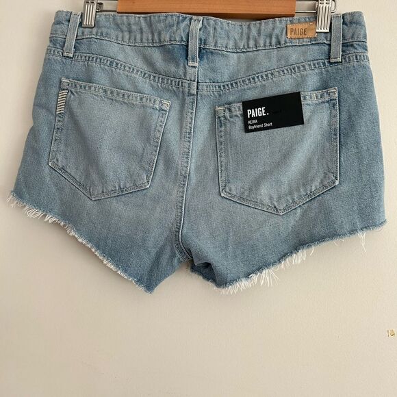 NWT Paige Denim ‘Keira Shorts in Mayan Piecing’ - Picture 9 of 13